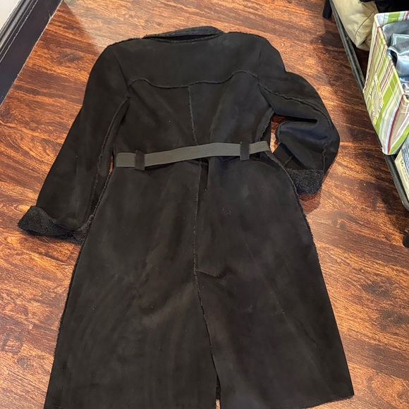 Larry Levine Elegant Black Teddy Coat - Picture 8 of 11